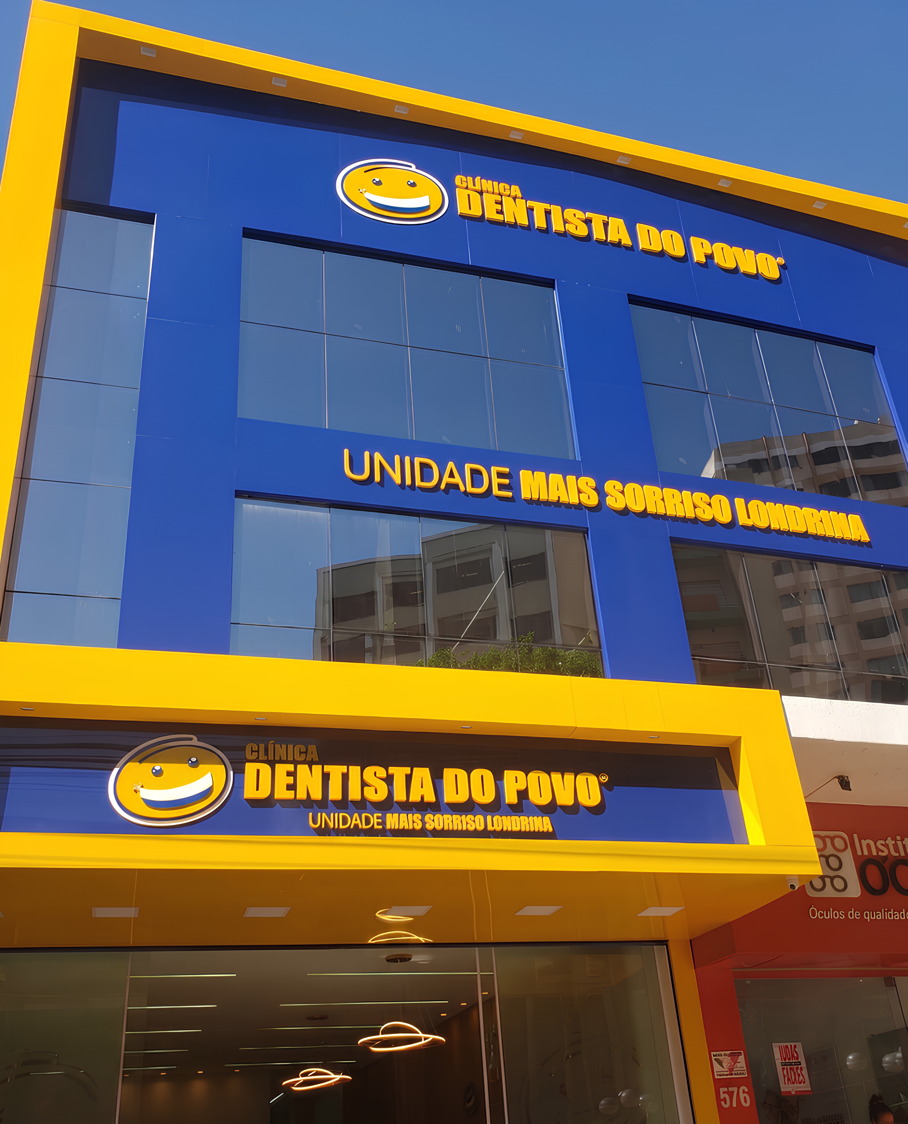 Fachada Clínica Dentista do Povo - Clínica Dentista do Povo - Londrina